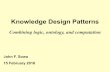 Knowledge Design Patterns - Site Design Patterns ... Aristotleâ€™s writings on embryology were still unsurpassed. * See . 21 Modes of Explanation Aristotle defined four modes
