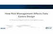 How Risk Management Affects Data Centre Design - · PDF fileHow Risk Management Affects Data Centre Design ... – TIA uses the TEAM ... Maintenance Monitoring/analysis Points of failure