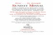 New . . . St. Joseph SUNDAY MISSAL - Catholic Book ... . . . St. Joseph SUNDAY MISSAL THE COMPLETE MASSES FOR SUNDAYS, HOLYDAYS, and the SACRED PASCHAL TRIDUUM With the People’s