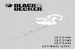 Copyright Black & Deckerservice.blackanddecker.co.uk/PDMSDocuments/EU/Docs//docpdf/gt34… · You have chosen a Black & Decker tool. ... Hedge trimmer ≤ 400 W, Annex V ... Keep