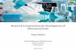 Research & Innovations for Development of Pharmaceuticals · PDF fileResearch & Innovations for Development of Pharmaceuticals ... autoimmune diseases and genitourinary conditions.