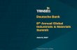 Deutsche Bank 8 Annual Global Industrials & Materials Summits21.q4cdn.com/603930022/files/doc_presentations/2017/June-8-2017... · 8th Annual Global Industrials & Materials ... -3%
