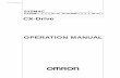 CX-Drive Operation Manual - omronkft.huomronkft.hu/nostree/pdfs/software/w453-e1-21_cx-drive_opermanual.pdf · ix About this Manual: This manual provides information required to use