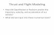 Thrust and Flight Modeling - Harvey Mudd · PDF fileThrust and Flight Modeling ... •We still write Newton’s 2nd Law, but what do ... •Boardwork . Title: PowerPoint Presentation