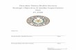 Cherokee Nation Health Services Strategic Objectives ... · PDF fileCherokee Nation Health Services Strategic Objectives & Quality Improvement ... SERVICES 2009 STRATEGIC OBJECTIVES