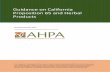 Guidance on California Proposition 65 and Herbal …ahpa.org/Portals/0/PDFs/Member-Only/Prop_65_Herbal_Products.pdfGuidance on California Proposition 65 and ... Guidance on California