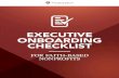 Onboarding Checklist - FaithSearch Partnersfaithsearchpartners.com/.../02/Onboarding-Checklist-Nonprofits.pdf · of onboarding executives is taken seriously, ... Executive Onboarding
