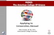 Applying to Universities Abroad -  · PDF fileApplying to Universities Abroad Ellen Froustis, M. Ed., ... COMMON APP ACCOUNT FINAL PERSONAL ... international-students-the-most-aid