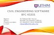 CIVIL ENGINEERING SOFTWARE BFC 43201author.uthm.edu.my/uthm/www/content/lessons/2956/CIVIL...Oracle's Primavera P6 Enterprise Project Portfolio Management is the most powerful, robust,