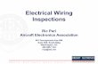 Electrical Wiring Inspections - caasd.org Wiring Inspections Ric Peri Aircraft Electronics Association ... AIRCRAFT ELECTRICAL SYSTEMS • A list of suggested problems to look for