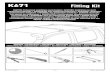 K671 Fitting Kit - Prorack · PDF fileK671 Fitting Kit REQUIRED ... Isuzu D-Max Double Cab 4dr Ute 12-Apr 17 EU 75 kg (165 lb) 100 kg (220 lb) Isuzu D-Max Double Cab 4dr Ute 17+ EU
