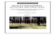 WILDLIFE MANAGEMENT ACTIVITIES AND PRACTICES MANAGEMENT ACTIVITIES AND PRACTICES . COMPREHENSIVE WILDLIFE MANAGEMENT ... Agricultural Valuation ... Maintaining a variety of habitat