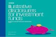 Illustrative disclosures for investment funds · PDF fileinvestment fund, merely for illustrative purposes and, as such, ... information or by aggregating material information that