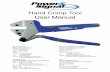 Hand Crimp Tool User Manual - Power and Signal · PDF fileHand Crimp Tool User Manual North America ... In order to ensure proper crimping and to control the wearing of the tool and