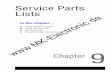 Service Parts Lists - M.K. · PDF file9-2 Phaser 7750 Printer Service Manual Serial Number Format Changes to Xerox products are made to accommodate improved components as they become