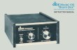 Model 100 “Boom Box” - Dbx the legend of the soundvintagedbx.free.fr/owner manual/DBX100.pdf · Model 100 “Boom Box ... The dbx Model 100, called the "Boom Box," adds new dimensions