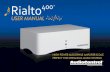 Rialto 400 Connections - Qobuzstatic.qobuz.com/info/IMG/pdf/Rialto400_Manual_062513.pdfThank you and congratulations Contentsfor purchasing your AudioControl Rialto 400. This User