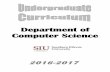 Department of Computer Sciencecs.siu.edu/_common/documents/UG Curriculum Guide 2016-2017.pdfAt most one of 447, 449, 471, 472, 475, and 476 can be used as an elective. 6Up to two of