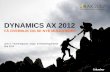 DYNAMICS AX 2012 - Produktion  · PDF fileBEST PRACTICE TIL AX 2012 OG AX 2009, ... • Personlig effektivitet via Rollecentre og One Microsoft ... (Dynamics AX) •CRM