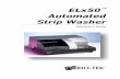 ELx50 Automated Strip Washer - Cole-Parmer · PDF fileOperational Qualification Performance Qualification Maintenance TASK Installation Qualification Initially & Annually Monthly Daily