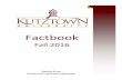 Table of Contents - Kutztown University - kutztown university Research/pdf... · Table of Contents 3 Section 1. ... Part‐me per Credit Hour Out‐of‐state, ... Wing D Oﬃces/Instrucon