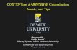 Contentdm Tips and Tricks - OCLC 2015...CONTENTdm at DePauw: Customization, Projects, and Tips ... make sure our patrons remain unaffected by this move . Old Homepage . Homepage -