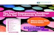 The Social Engagement Rankings of the Top 15 Cosmetic · PDF fileThe Social Engagement Rankings of the Top 15 Cosmetic Brands: By Dr. Natalie Petouhoff Lecturer, UCLA Anderson School