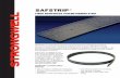 FIBER REINFORCED STRENGTHENING STRIP - · PDF fileFIBER REINFORCED STRENGTHENING STRIP SAFSTRIP® SAFSTRIP® is a pultruded composite strip that improves the strength of an existing