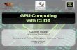 GPU Computing with CUDA - univ-reims.frcosy.univ-reims.fr/~cjaillet/www/pub/fichiers/enseignement/Info...GPU Computing with CUDA ... • ATI Stream by AMD • CUDA by NVIDIA • OpenCL