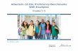 Alberta K–12 ESL Proficiency Benchmarks With Examples Benchmarks Grad… · K–12 English as a Second Language Proficiency Benchmarks with Examples Grades 1–3: Listening 5