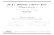 2017 Winter Career Fair Directory Winter Career Fair Directory ... Searching for an internship ... and direct placement positions through our network of