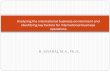 R. JAYARAJ, M.A., Ph.D., - AméricaEconomía · PDF fileAnalyzing the international business environment and ... Analyzing the international business environment and ... State of marketing