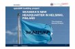 SKANSKA’S NEW HEADQUARTER IN HELSINKI,  S NEW HEADQUARTER IN HELSINKI, FINLAND Tiina Koppinen Skanska Finland 1 ... Novapoint Tekla CM Synchro Autodesk Navisworks Btl