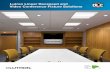 Linear Recessed and Video Conference Fixture Solutions · PDF fileRecessed downlights or indirect wash fixtures illuminate the presentation area with flexible lighting, ... • Universal
