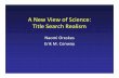 A New View of Science: Title Search Realism - Project · PDF fileA New View of Science: Title Search Realism ... fossil fuels could warm Earth ... That is the impression that a small