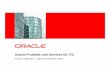 Oracle Produkte und Services für ITIL · PDF file• ITIL – Best Practice in IT Service Management ... ITIL Service Support Process Model Management Tools Incidents The Business,