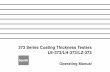 373 Series Coating Thickness Testers LE-373/LH · PDF file373 Series Coating Thickness Testers LE-373/LH-373/LZ-373 ... An eddy current is produced in the surface of a metal when a