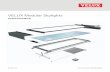 VELUX Modular Skylights - /media/marketing/master/velux modular...Fixed skylight module VELUX modular skylights are available as fixed and venting mod - ules. ... All glazing units