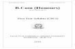 B.Com (Honours) - Osmania  · PDF fileB.Com (Honours) (CBCS) Facu Faculty of Commerce, O.U 4 SYLLABUS Paper (102) : INFORMATION TECHNOLOGY Paper: BC 102 Max