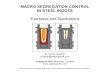 Macro segregation in steel ingots - Industrial Softcastingsnet.com/simcade/Macro_Segregation_Control.pdf · Macro segregation in steel ingots Author: Industrial Soft Subject: Macro