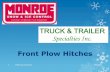 TRUCK & TRAILER Specialties Inc. · PDF fileTilt or Non-tilt version Latch linkage stays with the plow Allows plow to oscillate ... Tilt Type MTE-MC6000 Plow Portion MC7083 Truck Portion