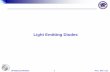 Light Emitting Diodes - National Chiao Tung Universityocw.nctu.edu.tw/upload/classbfs1209015700138988.pdfOPTOELECTRONICS 12 Prof. Wei-I Lee Examples Ex. 1. What is the illumination