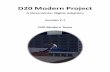 D20 Modern Project - Neverwinter Vault · PDF fileIntroduction The D20 Modern system for Neverwinter Nights is intended to be a modular resource for modern and futuristic module builders,