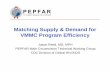 Matching Supply & Demand for VMMC Program Efficiency · PDF fileMatching Supply & Demand for VMMC Program Efficiency Jason Reed, MD, MPH PEPFAR Male Circumcision Technical Working