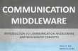 Introduction to Middleware and Web Services · PDF fileIntroduction to Middleware and Web Services Comparison of middleware technologies (1/2) Comparison of some concepts of middleware