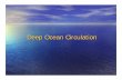 Deep Ocean Circulation · PDF fileThe “Other” kind of Ocean currents •Deep currents –Affect deep water below pycnocline (90% of ocean water!) –Driven by density