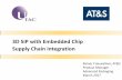 3D SiP with Embedded Chip Supply Chain Integration - · PDF file21/03/2017 · 3D SiP with Embedded Chip Supply Chain Integration Rainer Frauwallner, ... and Semiconductor Industry