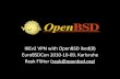 IKEv2&VPN&with&OpenBSD&iked(8) · PDF file• Cisco&AnyConnect,&Juniper,&Citrix,&... Why&another&VPN&protocol? • Different&VPN&types&for&different&use&cases • SSL@VPN: ... Provos&for&Ericsson