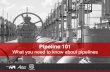 Pipeline 101 - · PDF filePipeline 101 What you need to ... • 1879: Tidewater Pipeline, a 6-inch diameter, ... o Transportation cost equals about 2.5 cents per gallon of gasoline