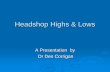 Headshop Headshop Highs & Lows -  · PDF fileHeadshop Headshop Highs & Lows A Presentation by ... Salvia divinorum ... BZP tested as Antidepressant (not as an